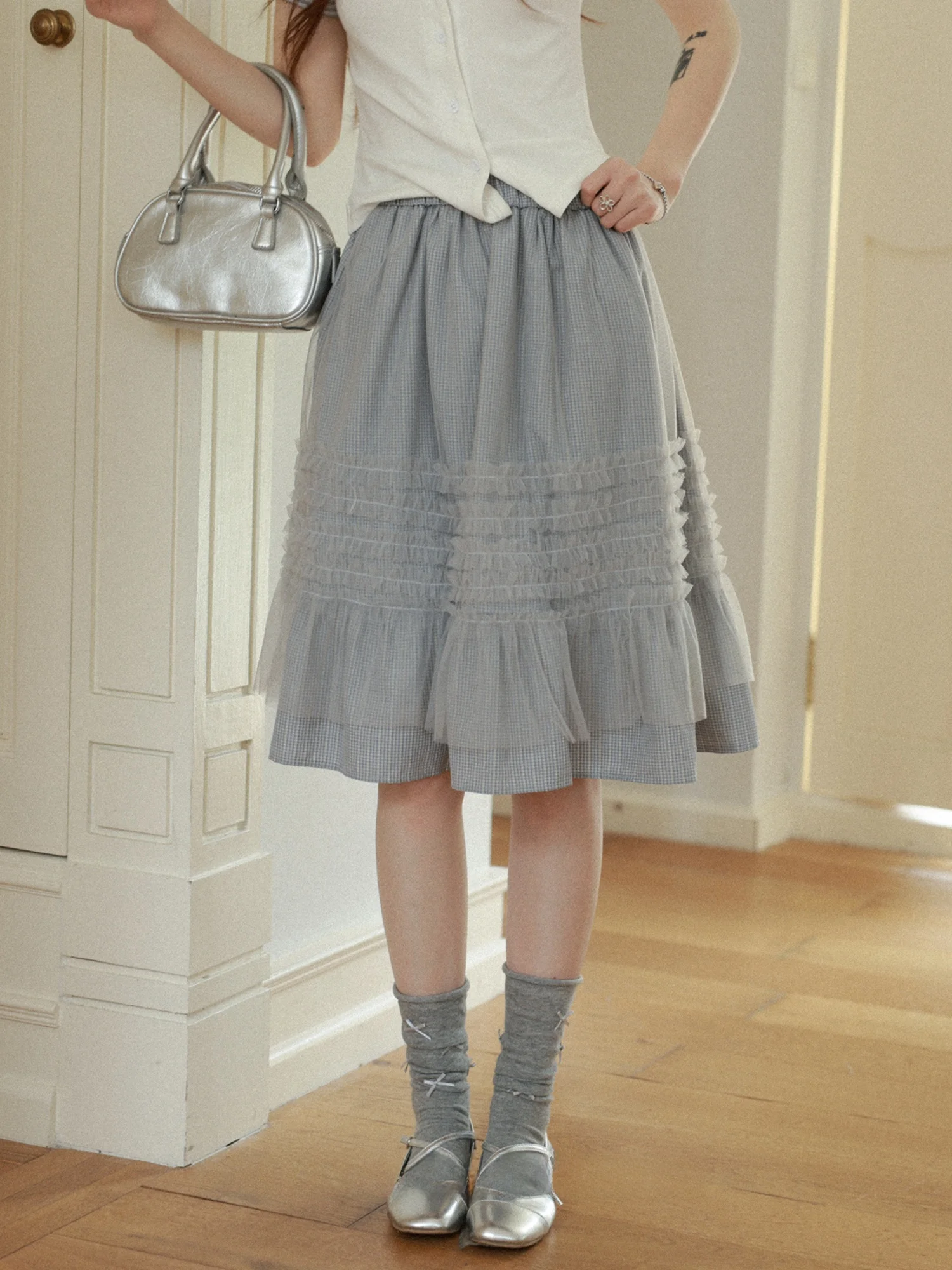 Princess Style Semi-Body Skirt with Lace Trim Multi-Layer Cake Skirt for Women High Waist Elastic Fabric City Commute Casual ...
Princess Style Semi-Body Skirt with Lace Trim Multi-Layer Cake Skirt for Women High Waist Elastic Fabric City Commute Casual ...