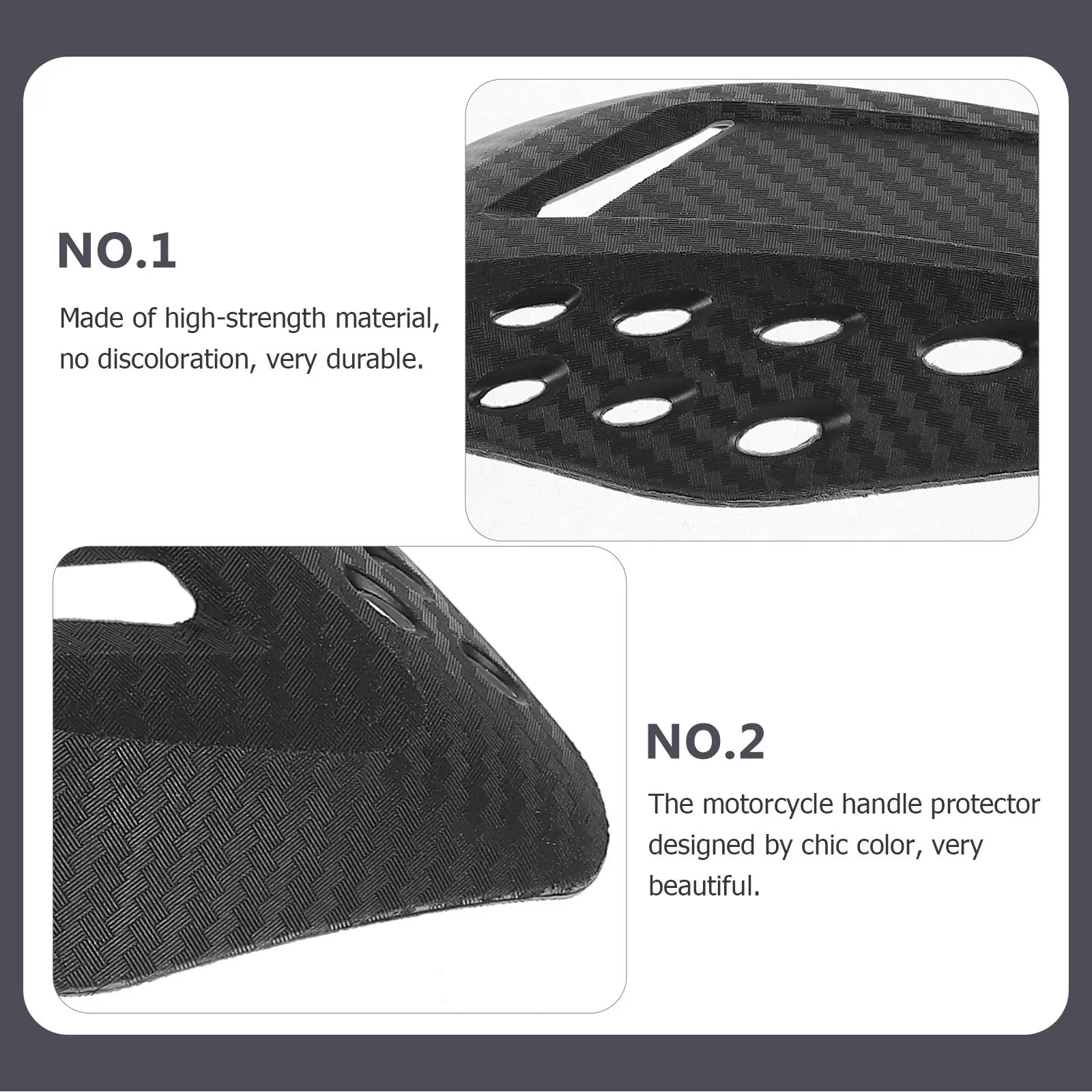 2Pcs Motorcycle Hand Guards Windproof Handlebar Protector Cover High Strength Motorbike Hand Guard Protection Gear
2Pcs Motorcycle Hand Guards Windproof Handlebar Protector Cover High Strength Motorbike Hand Guard Protection Gear