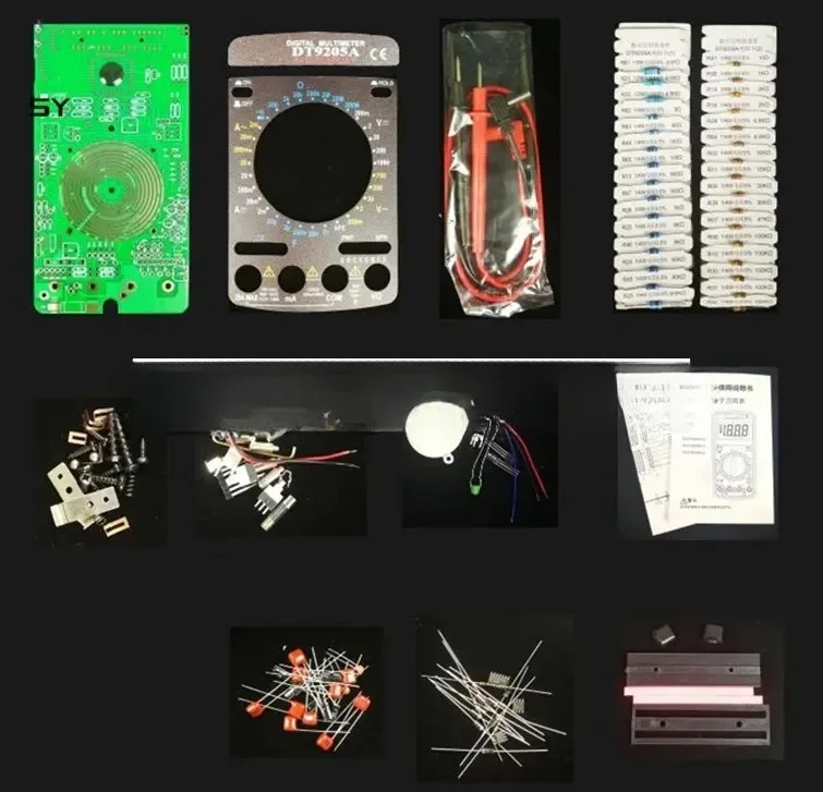 Digital Multimeter Teaching Kit DT9205A Multimeter Welding Training DIY Spare Parts Production Kit
Digital Multimeter Teaching Kit DT9205A Multimeter Welding Training DIY Spare Parts Production Kit