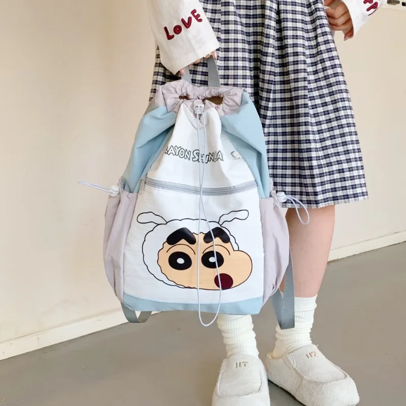 Crayon Shin Chan Cartoon Cute Backpack Travel Lightweight Drawstring Drawstring Bag Versatile College Backpack
Crayon Shin Chan Cartoon Cute Backpack Travel Lightweight Drawstring Drawstring Bag Versatile College Backpack
