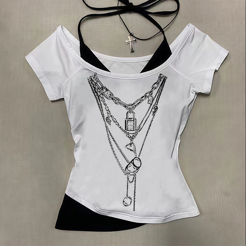 2025 Spring/Summer Cross disciplinary New Fashionable Printed Slim Fit Multi functional Street Personalized Spicy Girl Strap Top
2025 Spring/Summer Cross disciplinary New Fashionable Printed Slim Fit Multi functional Street Personalized Spicy Girl Strap Top