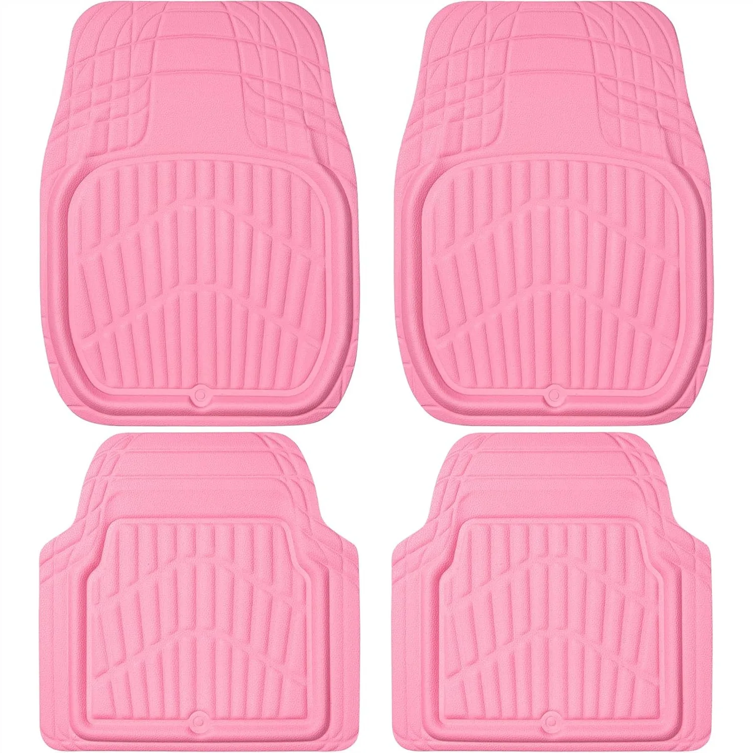4 Piece Pink Leather Car Floor Mats Set Waterproof All Weather Anti Slip Burr Bottom Universal Trim To Fit For SUV Truck Auto Sedan Van
4 Piece Pink Leather Car Floor Mats Set Waterproof All Weather Anti Slip Burr Bottom Universal Trim To Fit For SUV Truck Auto Sedan Van