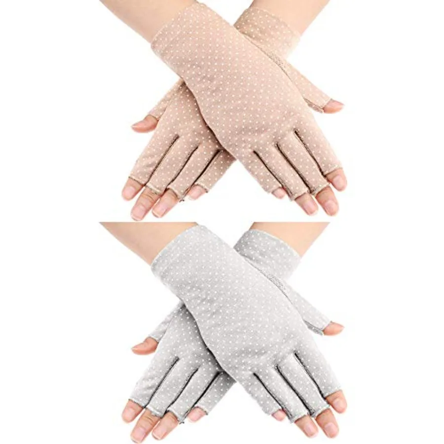 Sun Gloves for Women UV Protection Fingerl Non Slip Sunscreen Driving Gloves for Summer Outdoor
Sun Gloves for Women UV Protection Fingerl Non Slip Sunscreen Driving Gloves for Summer Outdoor