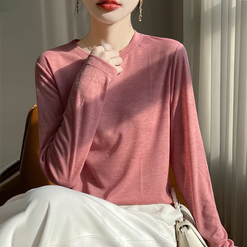 Подходит для вязаного базового слоя, женский теплый свитер с высоким воротником и длинными рукавами, короткий однотонный внутренний вариант, средний воротник, простой M11
Подходит для вязаного базового слоя, женский теплый свитер с высоким воротником и длинными рукавами, короткий однотонный внутренний вариант, средний воротник, простой M11