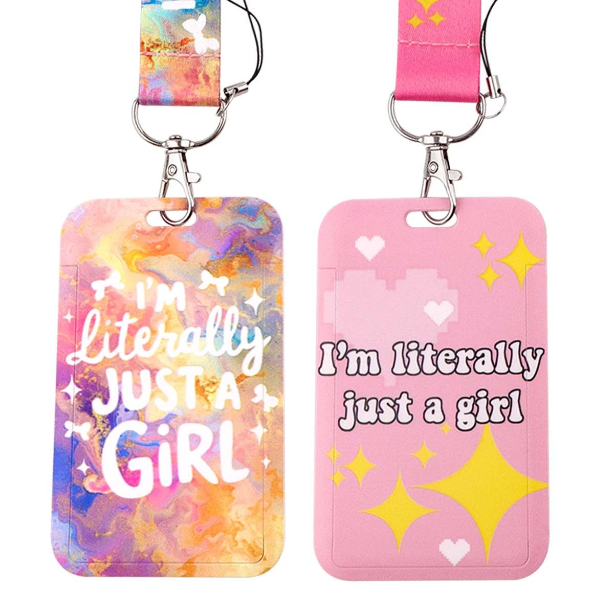 JUST A GIRL Lanyard Card Sleeve ID Card Holder Bus Subway Access Work Card Neck Strap Hang Rope Cosplay Accessories Keyrings
JUST A GIRL Lanyard Card Sleeve ID Card Holder Bus Subway Access Work Card Neck Strap Hang Rope Cosplay Accessories Keyrings