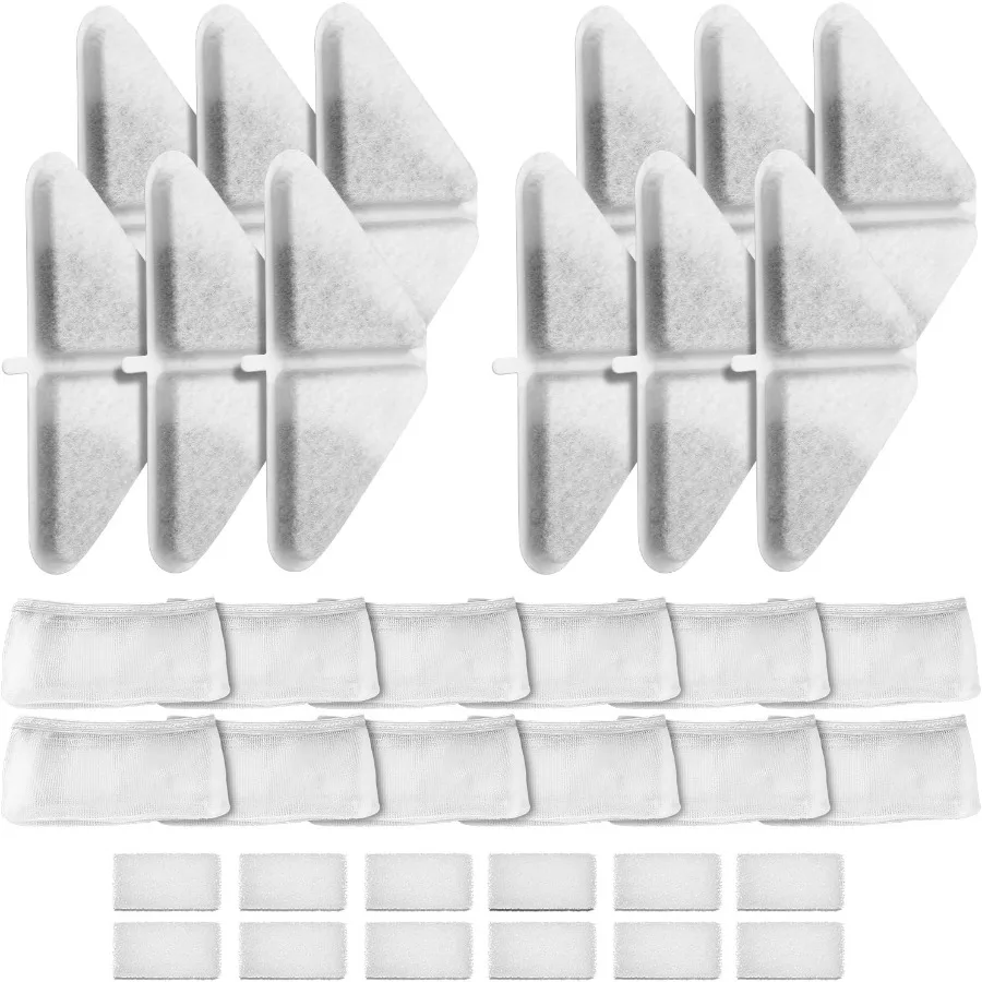 12 Pack Cat Water Fountain Filter Replacement FilterSpongeFilter Bag for 230oz 7L Pet Water Fountains
12 Pack Cat Water Fountain Filter Replacement FilterSpongeFilter Bag for 230oz 7L Pet Water Fountains