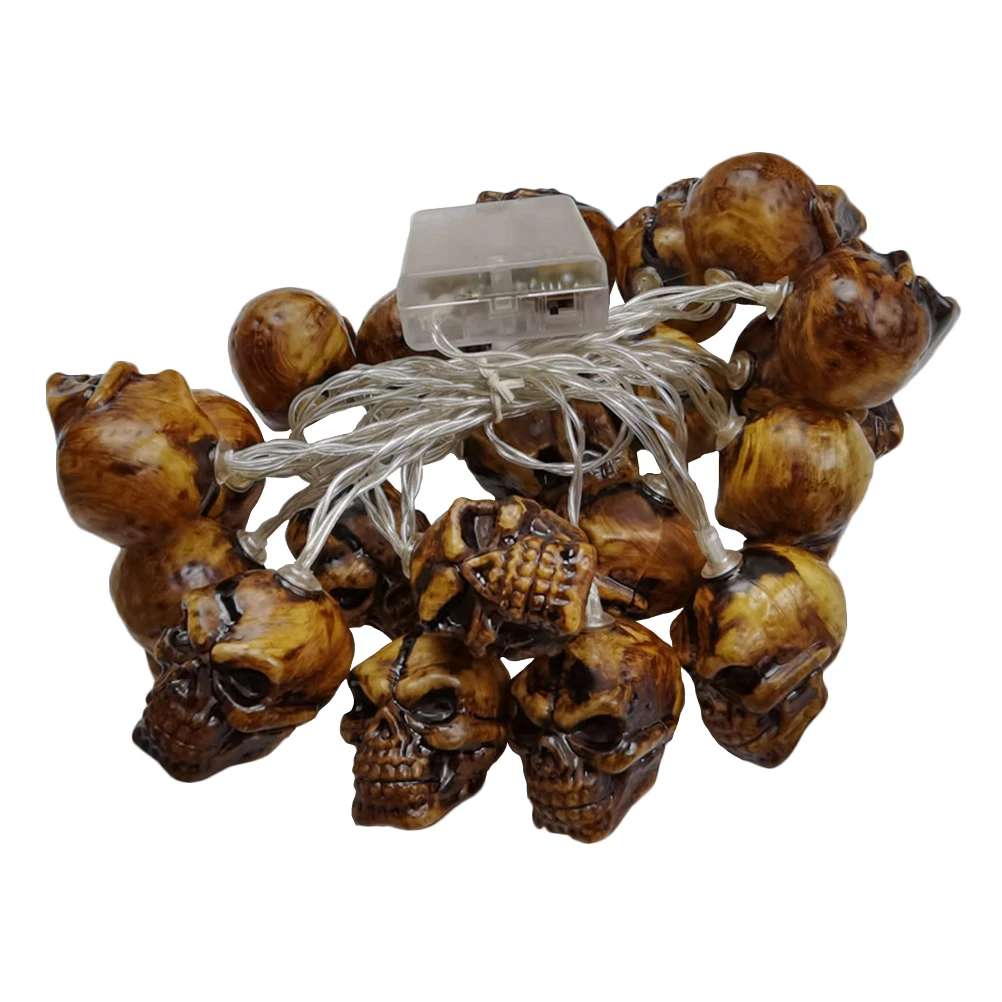 Skull String Lights Halloween Decorative Led Plastic Lamps Home Party Saving Lightweight
Skull String Lights Halloween Decorative Led Plastic Lamps Home Party Saving Lightweight