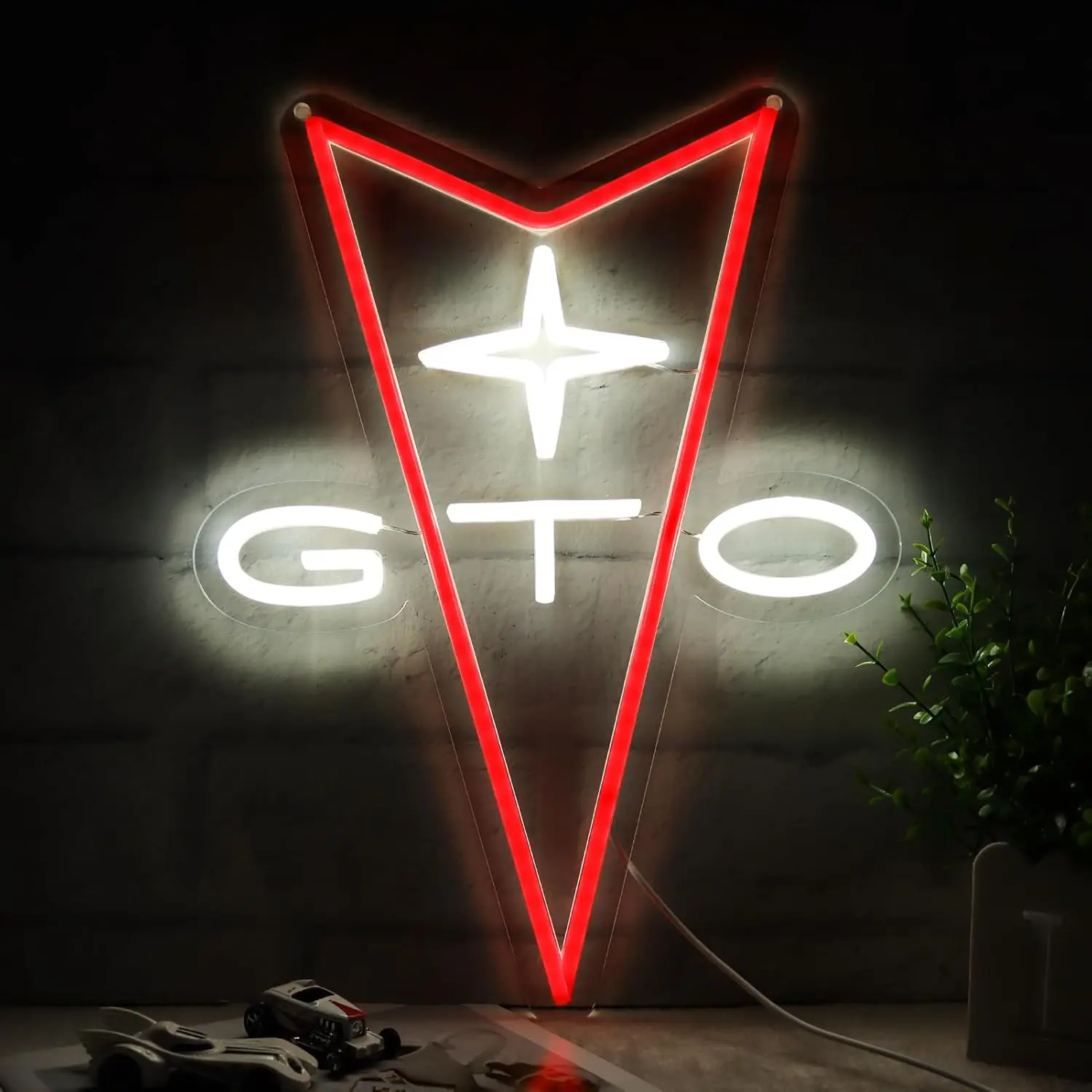 GTO Neon Car Sign for Wall Decor, LED Business Sign for Man Cave Bedroom Garage Party Birthday Christmas Gift, 5V Power Adapter 16x12Inch White+Red
GTO Neon Car Sign for Wall Decor, LED Business Sign for Man Cave Bedroom Garage Party Birthday Christmas Gift, 5V Power Adapter 16x12Inch White+Red