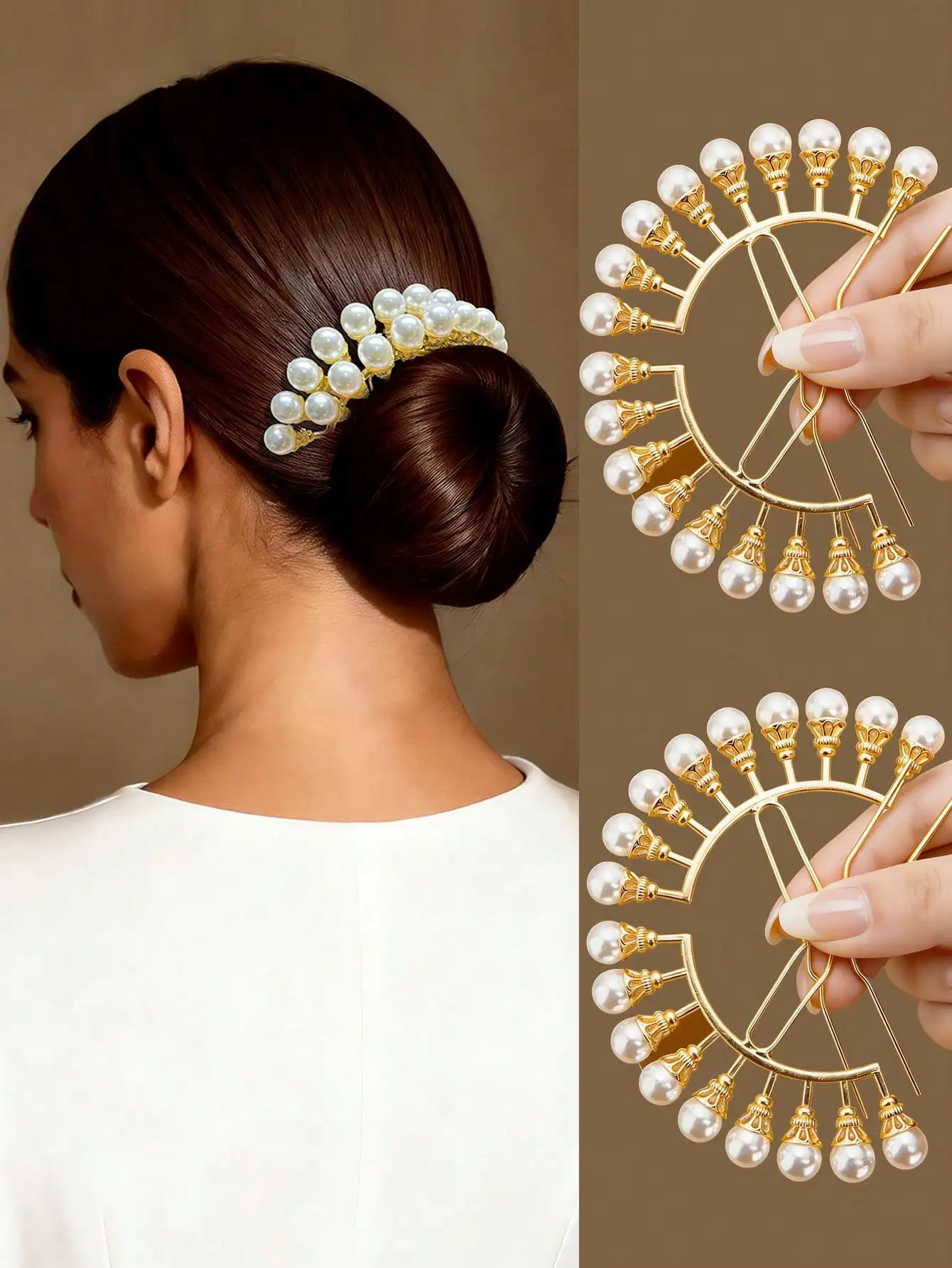 2pcs(One Size)/1pc Vintage Style U-Shaped Hair Stick Pearl Hair Pin Bead Flower Hairpin Ethereal Ancient Costume Hair Ornament Hair Clip Suitable For Daily Hair Accessories And Holiday Performance Props Photography Wedding Hair Ornament, Hair Clip, Women'
2pcs(One Size)/1pc Vintage Style U-Shaped Hair Stick Pearl Hair Pin Bead Flower Hairpin Ethereal Ancient Costume Hair Ornament Hair Clip Suitable For Daily Hair Accessories And Holiday Performance Props Photography Wedding Hair Ornament, Hair Clip, Women'