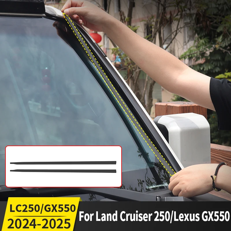 Для Land Cruiser Prado LC 250 1958 J250 2024 2025 для Lexus GX 550, уплотнительная лента для ветрового стекла, шумоподавление, аксессуары
Для Land Cruiser Prado LC 250 1958 J250 2024 2025 для Lexus GX 550, уплотнительная лента для ветрового стекла, шумоподавление, аксессуары