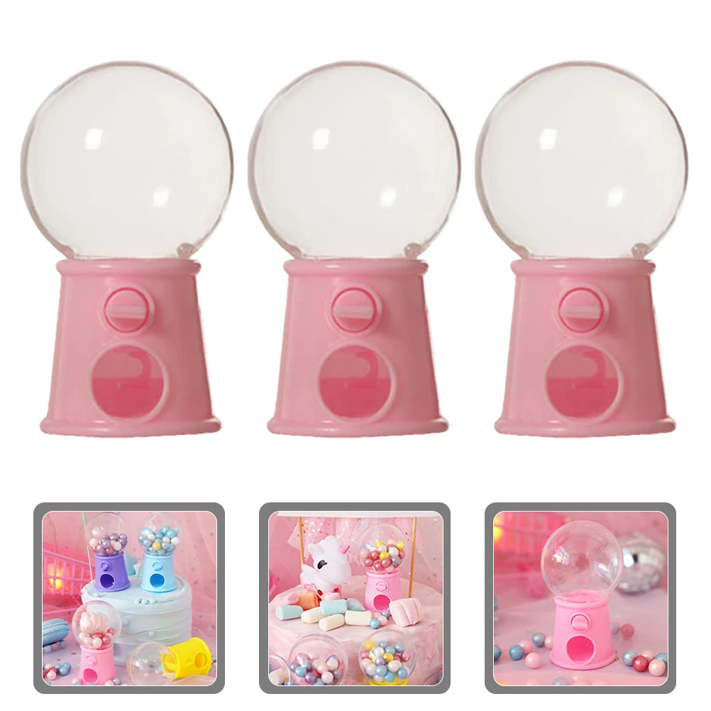 3pcs Candy Machine Vending for Kids Mini Plastic Play House Gumballs Machines Toys Gift Ideas Hand Eye Coordination Fun
3pcs Candy Machine Vending for Kids Mini Plastic Play House Gumballs Machines Toys Gift Ideas Hand Eye Coordination Fun