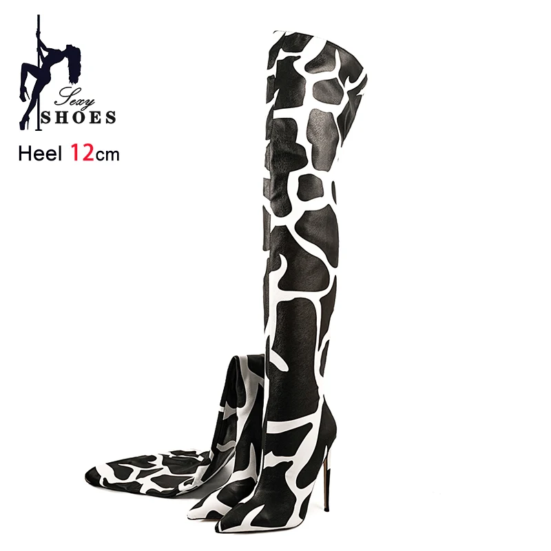 2025 New Women Sexy Thigh Boots Back Zipper Soft Leather Over-the-Knee Long Shoes 12CM High Heels Autumn Winter Boots Size 35-47
2025 New Women Sexy Thigh Boots Back Zipper Soft Leather Over-the-Knee Long Shoes 12CM High Heels Autumn Winter Boots Size 35-47