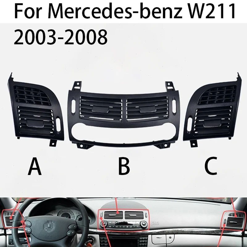 AH816 black For Mercedes-benz W211 E260 Air conditioner outlet panel Air nozzle baffle panel 2003 2004 2005 2006 2007 2008
AH816 black For Mercedes-benz W211 E260 Air conditioner outlet panel Air nozzle baffle panel 2003 2004 2005 2006 2007 2008