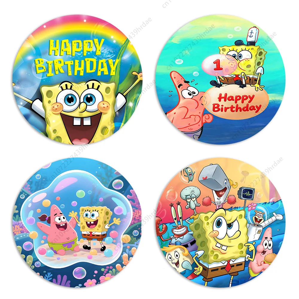 The SpongeBob Theme Custom Round Backdrop Stand Cover Baby Shower Birthday Party Decoration Photo Photographic Backdrop Prop
The SpongeBob Theme Custom Round Backdrop Stand Cover Baby Shower Birthday Party Decoration Photo Photographic Backdrop Prop