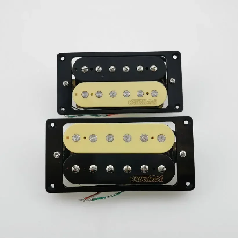 New Wilkinson Pickups Humbucker Electric Guitar Pickups 4C zebra set
New Wilkinson Pickups Humbucker Electric Guitar Pickups 4C zebra set