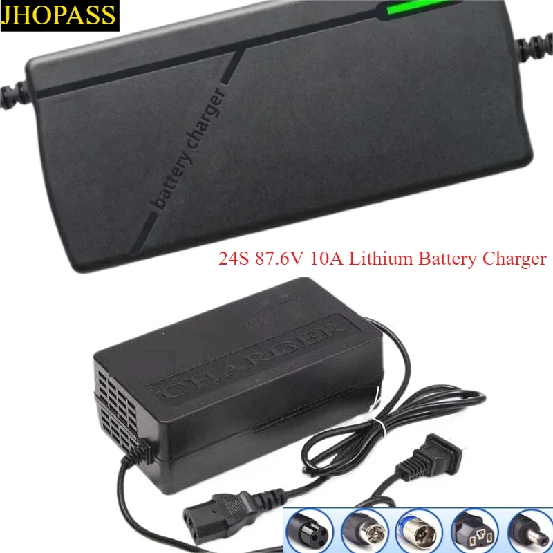 HD 87.6V 10A LED Display 24S Smart Li-Po LiFePO4 Lithium Battery Charger for AC110V-220V Motorcycle E-bike Scooter AU UK EU Plug
HD 87.6V 10A LED Display 24S Smart Li-Po LiFePO4 Lithium Battery Charger for AC110V-220V Motorcycle E-bike Scooter AU UK EU Plug