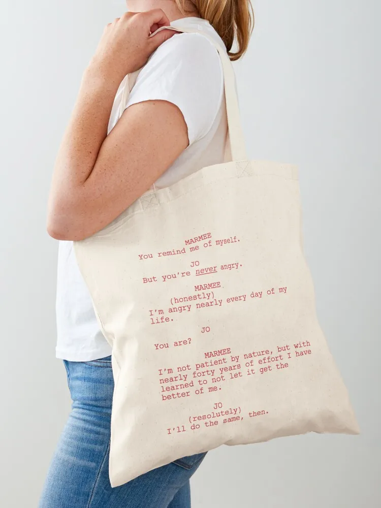 Little Women (2019)- Screenplay Quote Tote Bag bag luxury women tote bag university Shopping bags the tote
Little Women (2019)- Screenplay Quote Tote Bag bag luxury women tote bag university Shopping bags the tote