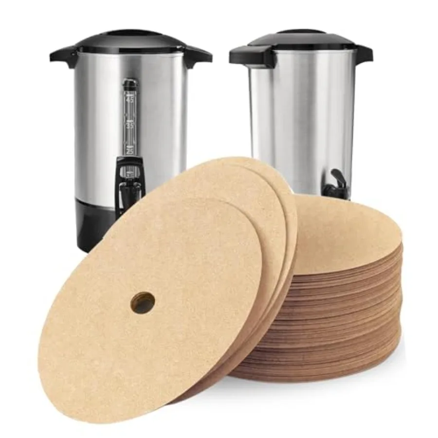 Percolator Coffee Filters - Disposable Disc Coffee Paper Filter for Hamilton Beach 45 Cup Coffee Urn, Round Natural Paper Filte
Percolator Coffee Filters - Disposable Disc Coffee Paper Filter for Hamilton Beach 45 Cup Coffee Urn, Round Natural Paper Filte