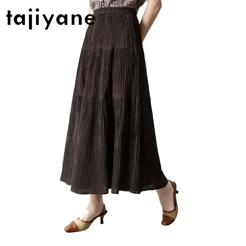 TAJIYANE 97.6% Mulberry Silk Women's Skirts Retro Skirts Luxury Brands for Woman Clothing Summer 2026 Skirt Coffee Color Юбка
TAJIYANE 97.6% Mulberry Silk Women's Skirts Retro Skirts Luxury Brands for Woman Clothing Summer 2026 Skirt Coffee Color Юбка