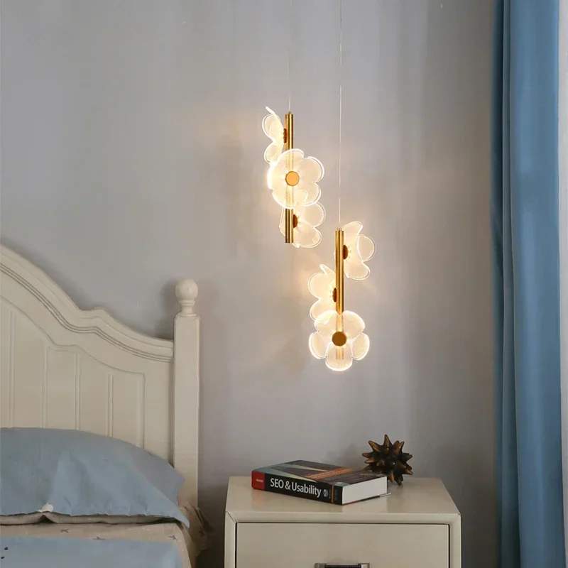 SANDYHA Minimalist Flower Pendant Lamp Small Chandelier Bedroom Aisle Home Lighting Stylish Suspension Fixture Elegant Modern
SANDYHA Minimalist Flower Pendant Lamp Small Chandelier Bedroom Aisle Home Lighting Stylish Suspension Fixture Elegant Modern
