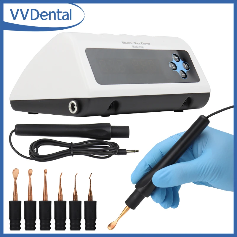 Dental Lab Electric Wax Carving Pen with 6 Wax Tips Electrical Appliances Carving And Molding Wax Patterns Copper Waxer Knife
Dental Lab Electric Wax Carving Pen with 6 Wax Tips Electrical Appliances Carving And Molding Wax Patterns Copper Waxer Knife