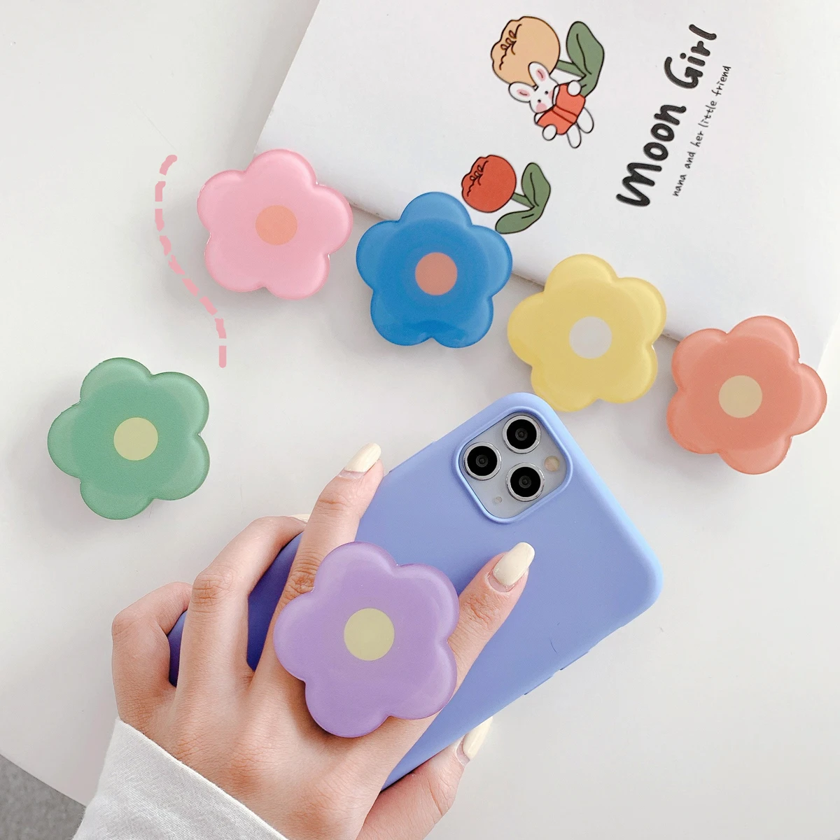 Colorful Acrylic Flower Drip Gel Phone Stand Lazy Expandable Foldable Desktop Adhesive Shell Portable Mobile Phone Holder
Colorful Acrylic Flower Drip Gel Phone Stand Lazy Expandable Foldable Desktop Adhesive Shell Portable Mobile Phone Holder