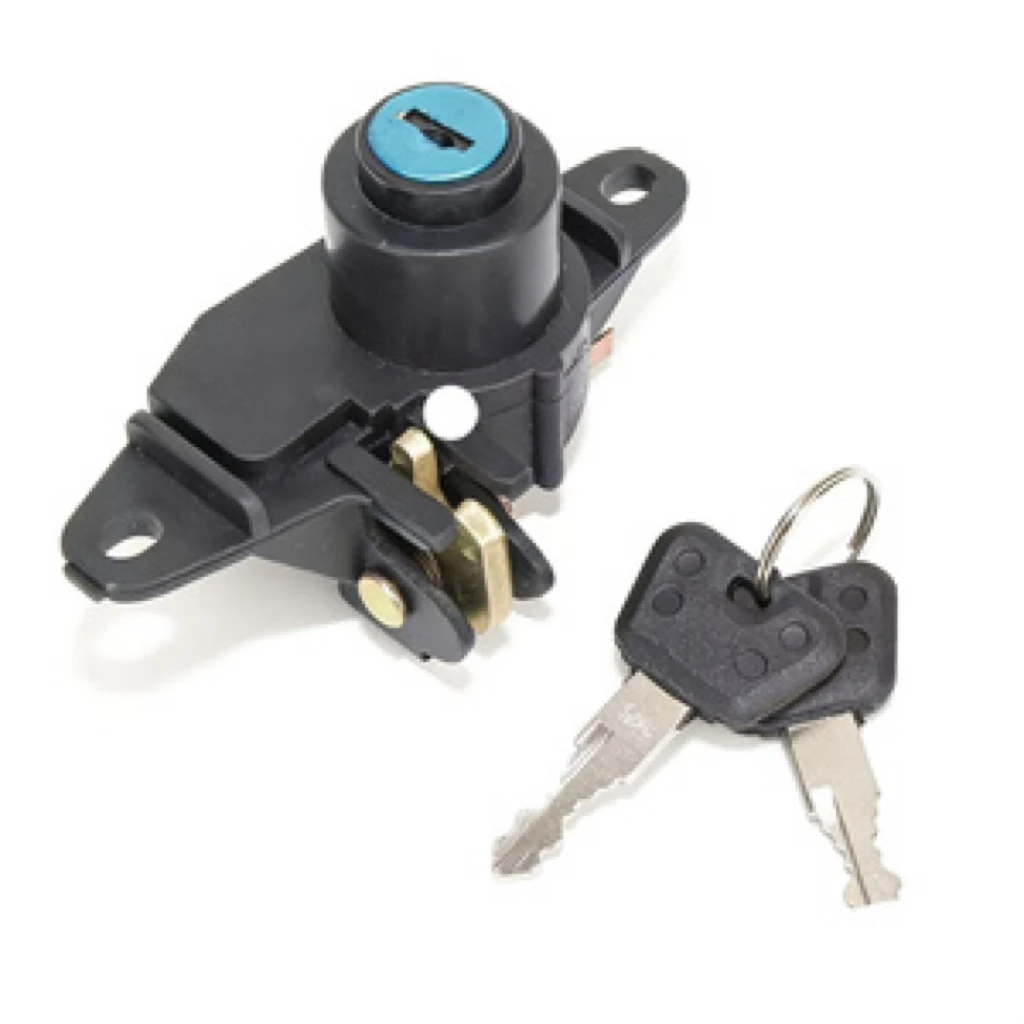 Motorcycle High-quality Rear Tail Box Lock Assembly With 2 Keys For 125cc Scooter Electric Moped Vehicle Motorbike Accessories
Motorcycle High-quality Rear Tail Box Lock Assembly With 2 Keys For 125cc Scooter Electric Moped Vehicle Motorbike Accessories