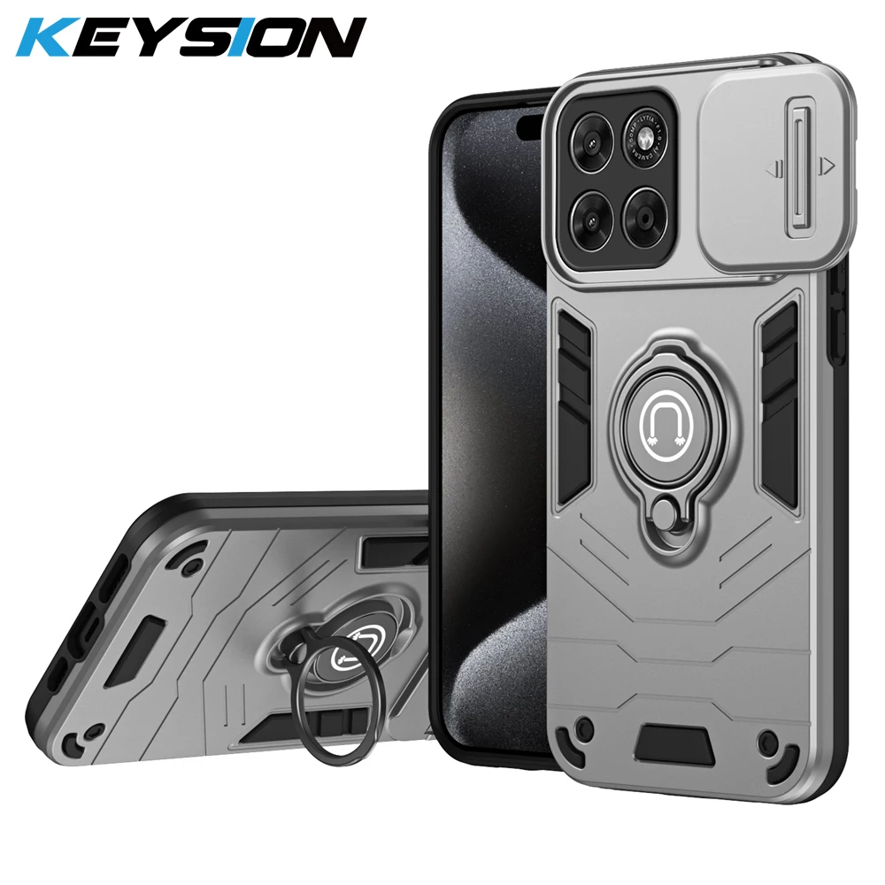 KEYSION Shockproof Armor Case for Motorola MOTO Edge 70 5G 70 Fusion+5G Slide Camera Lens Protection Ring Stand Phone Back Cover
KEYSION Shockproof Armor Case for Motorola MOTO Edge 70 5G 70 Fusion+5G Slide Camera Lens Protection Ring Stand Phone Back Cover