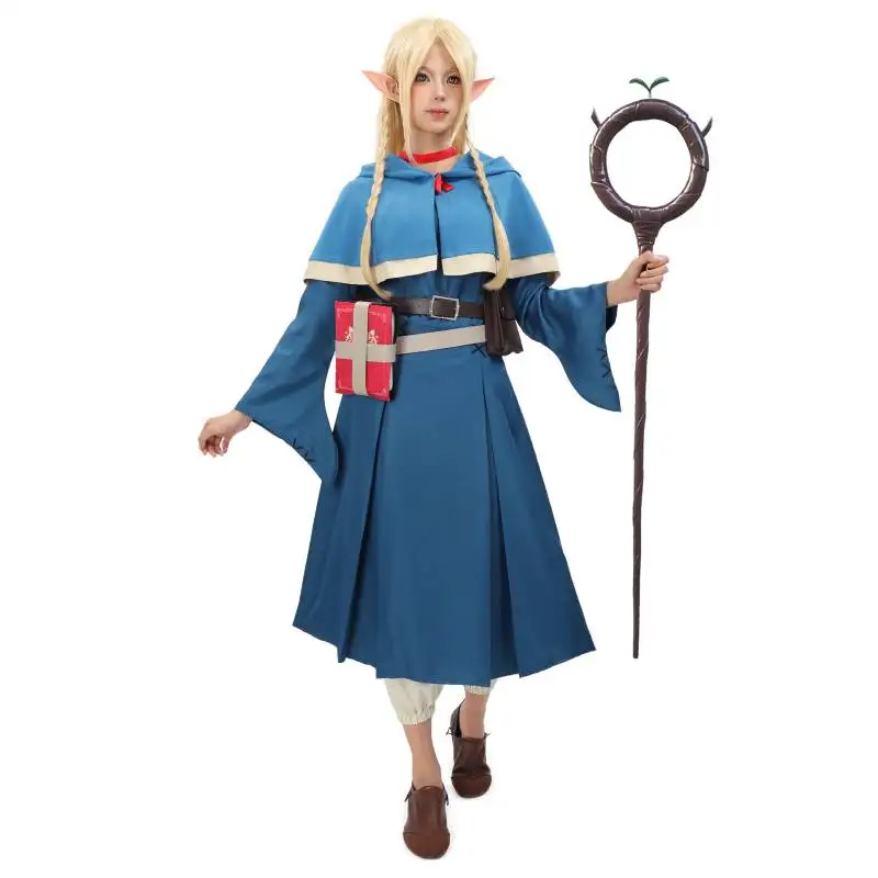 DAZCOS Marcille Cosplay Costume Outfit Full Set Anime Delicious Dungeon Full Set Women's Halloween Carnival Outfit for Comic Con
DAZCOS Marcille Cosplay Costume Outfit Full Set Anime Delicious Dungeon Full Set Women's Halloween Carnival Outfit for Comic Con