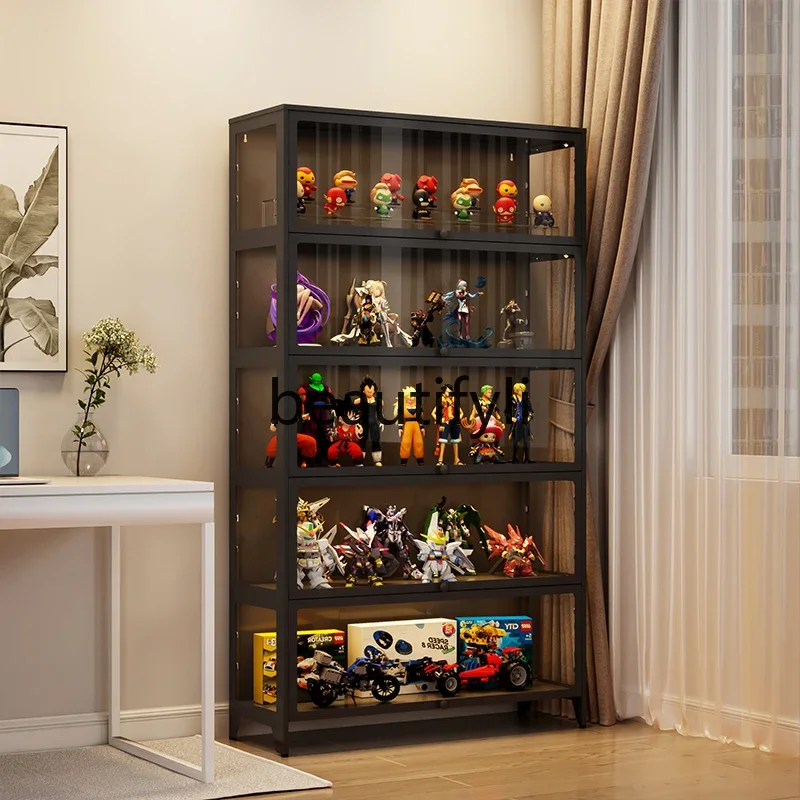 Toy model display cabinet Household high definition transparent dustproof steel storage locker
Toy model display cabinet Household high definition transparent dustproof steel storage locker