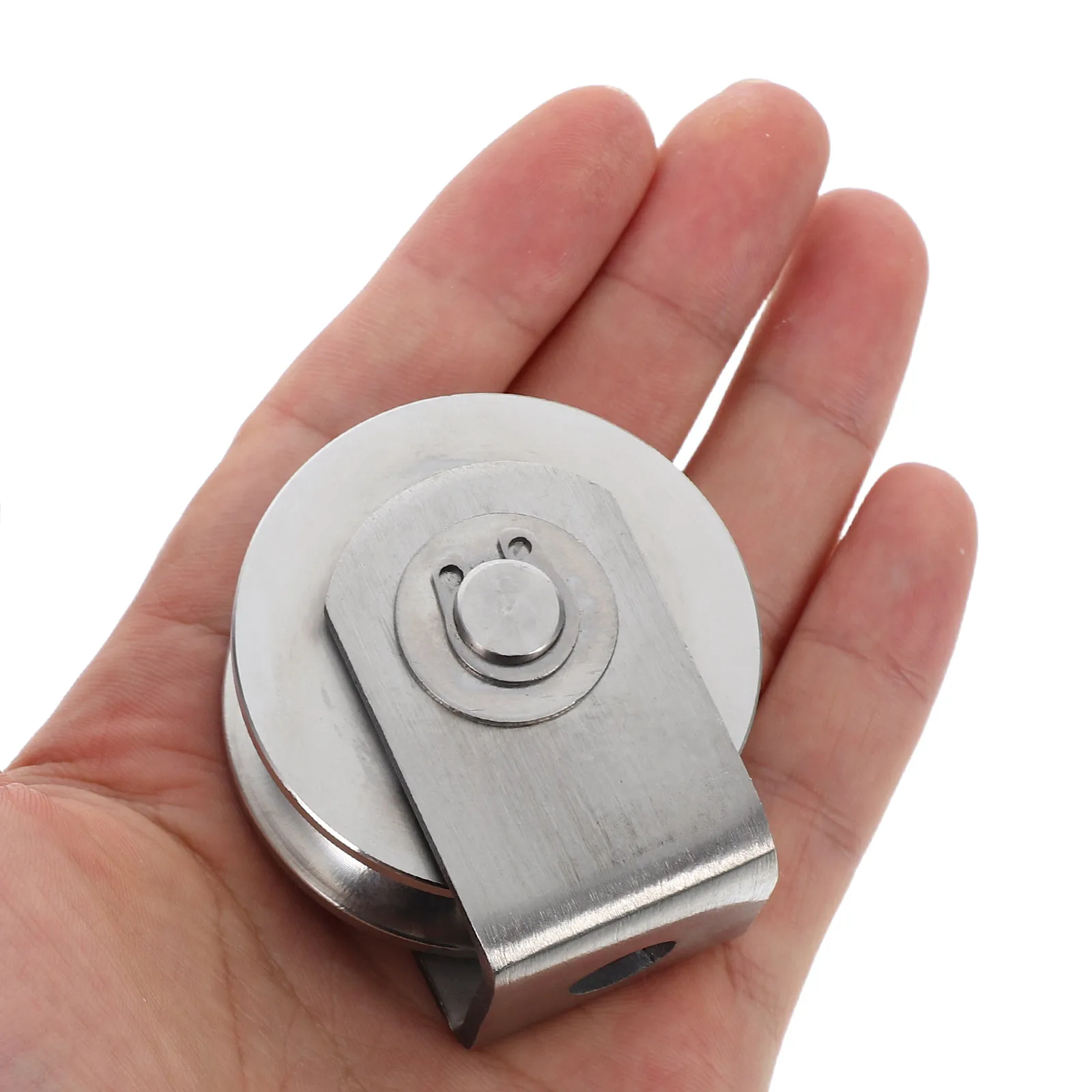 Pulley Bearing Wheel Door Groove Fixed Gym Cable Stainless Steel Silver Fitness Equipment
Pulley Bearing Wheel Door Groove Fixed Gym Cable Stainless Steel Silver Fitness Equipment