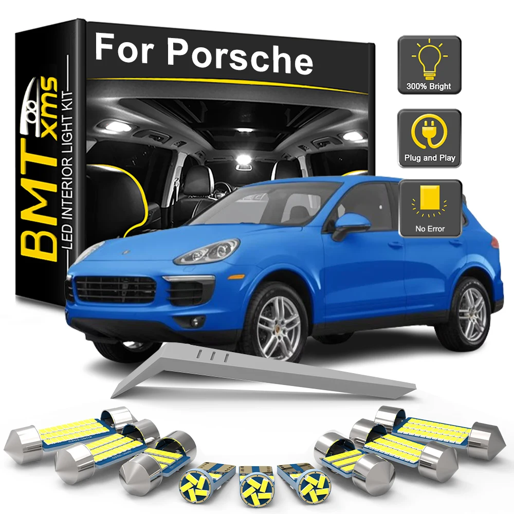 BMTxms Canbus автомобильный светодиодный комплект внутреннего освещения для Porsche Cayenne 9PA 92A 996 997 Boxster Cayman 986 987 981 Macan 95B Panamera 970
BMTxms Canbus автомобильный светодиодный комплект внутреннего освещения для Porsche Cayenne 9PA 92A 996 997 Boxster Cayman 986 987 981 Macan 95B Panamera 970