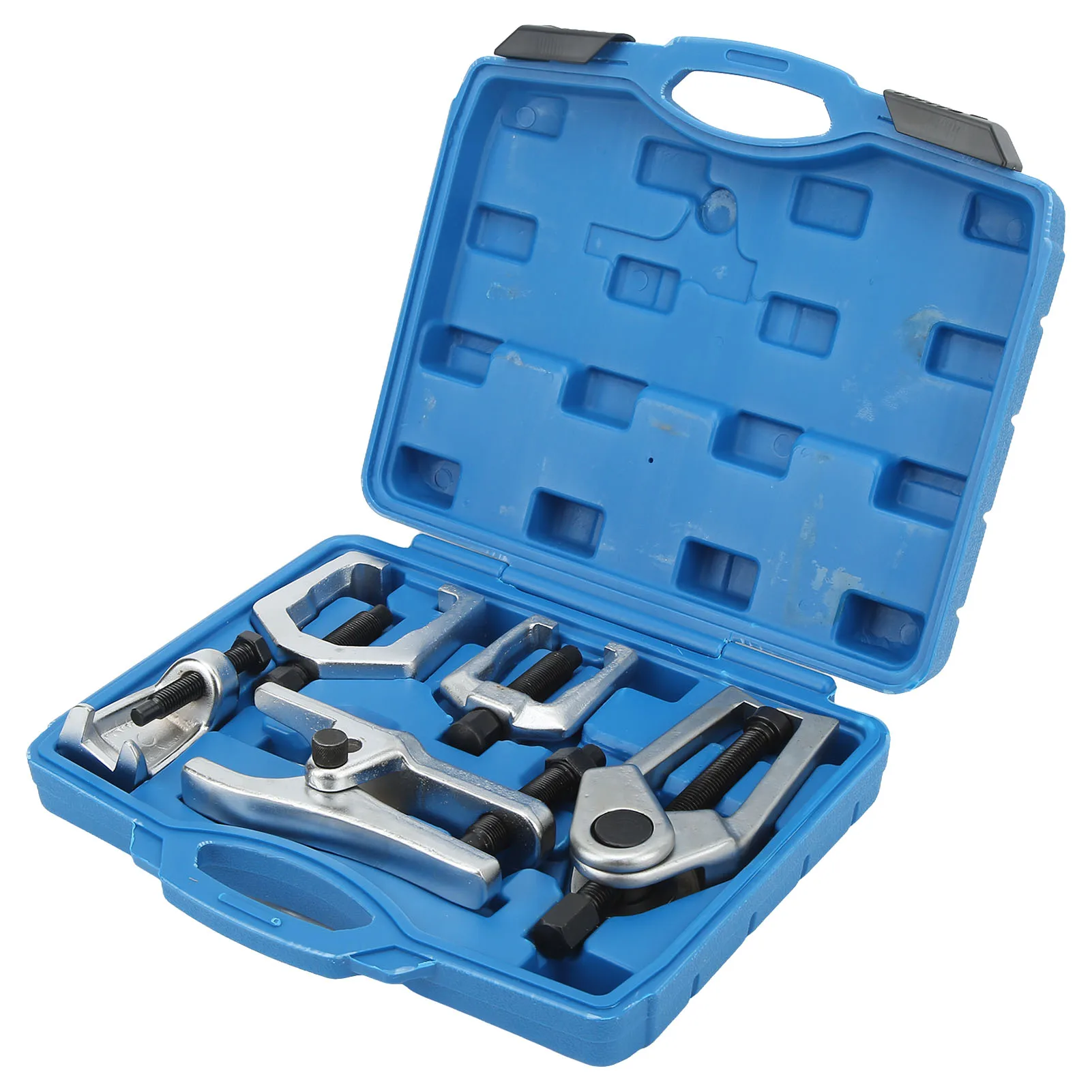 5-комп. сепаратор шарового шарнира из легированной стали, набор инструментов для снятия рулевой тяги с коробкой для хранения
5-комп. сепаратор шарового шарнира из легированной стали, набор инструментов для снятия рулевой тяги с коробкой для хранения