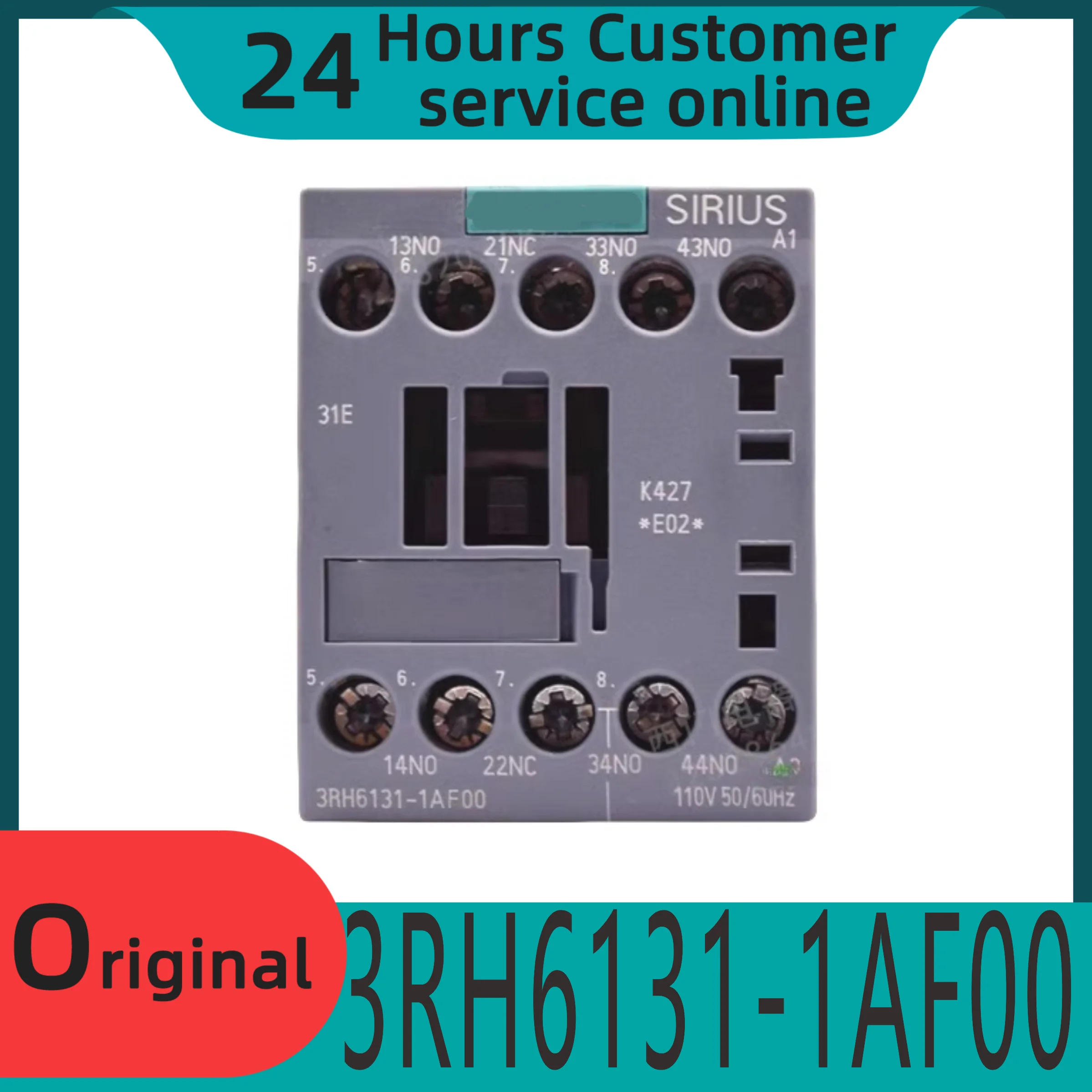 Brand new original elevator contact type intermediate relay 3RH6131-AF00 110V 3 on 1 off
Brand new original elevator contact type intermediate relay 3RH6131-AF00 110V 3 on 1 off