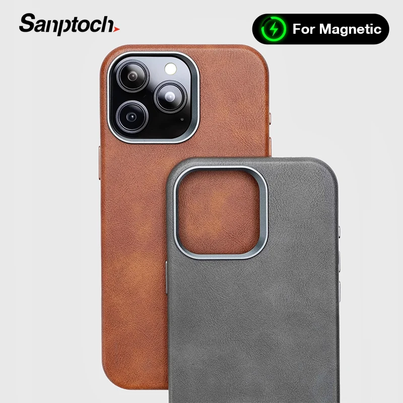 Luxury Retro Waxed Leather Magnetic Phone Case For iPhone 13 14 15 16 Pro Max Plus Military Shockproof Hard Cover For Magsafe
Luxury Retro Waxed Leather Magnetic Phone Case For iPhone 13 14 15 16 Pro Max Plus Military Shockproof Hard Cover For Magsafe