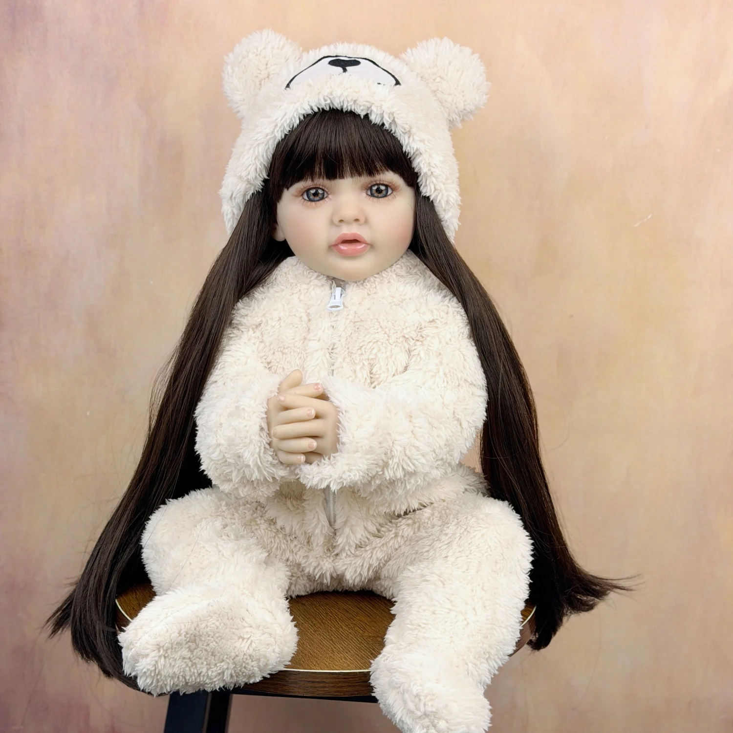 BZDOLL Lifelike 55 CM Soft Vinyl Reborn Baby Realistic Girl Doll 22 Inch Princess Toddler Art Bebe Birthday Gifts for Child
BZDOLL Lifelike 55 CM Soft Vinyl Reborn Baby Realistic Girl Doll 22 Inch Princess Toddler Art Bebe Birthday Gifts for Child