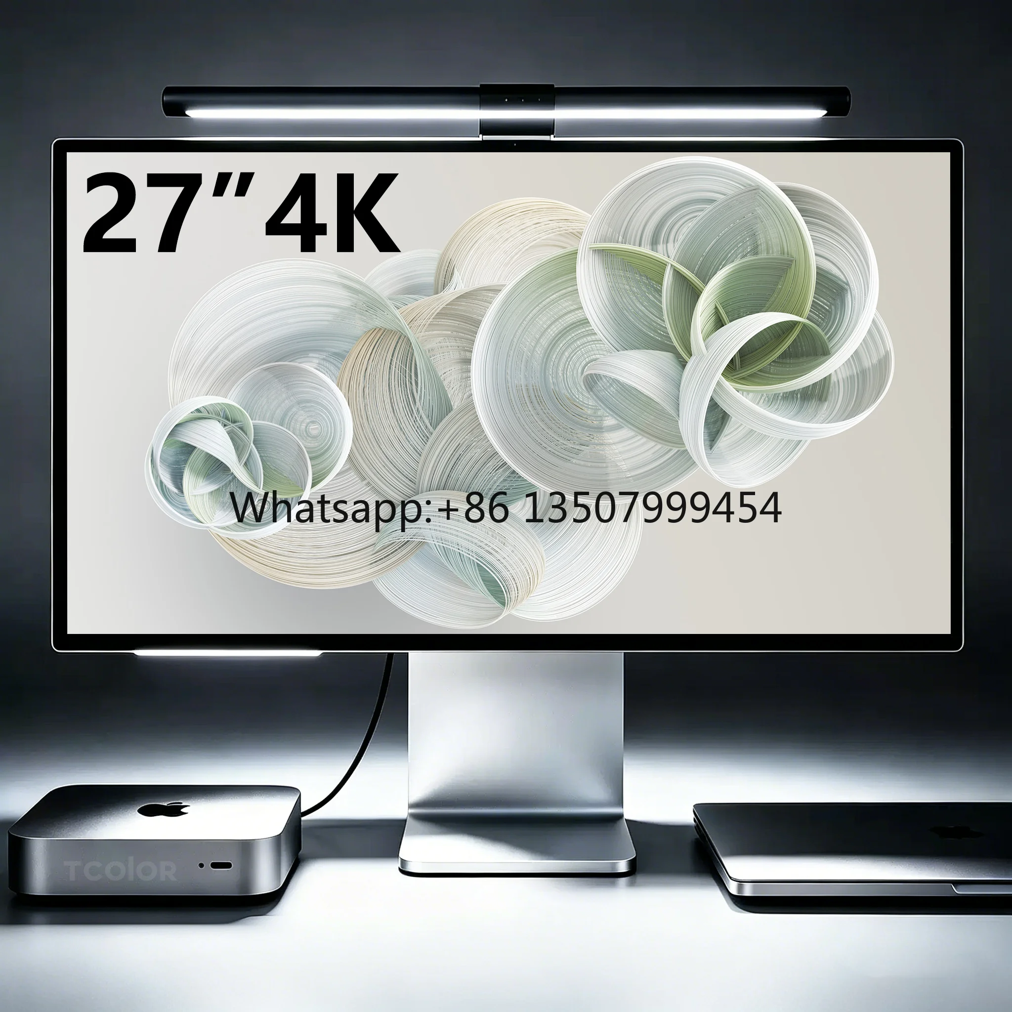 TCOLOR 27 Inch monitor 4K Monitor 144hz High Refresh Rate Frameless Flat Screen Vertical Placement Aluminum Body Gaming Display
TCOLOR 27 Inch monitor 4K Monitor 144hz High Refresh Rate Frameless Flat Screen Vertical Placement Aluminum Body Gaming Display
