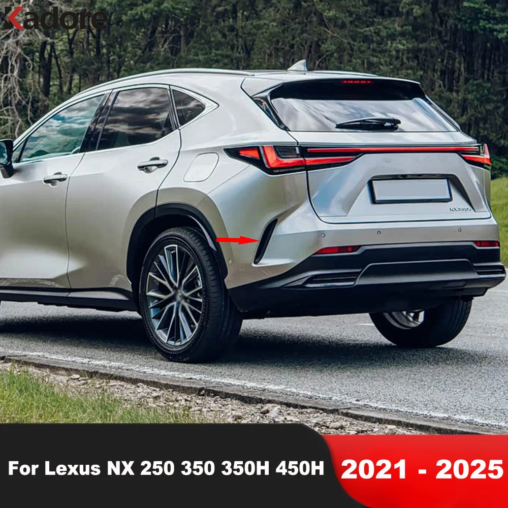 Задний бампер автомобиля, вентиляционное отверстие, накладка для Lexus NX 250 350 350H 450H 2021 2022 2023 2024 2025, аксессуары из углеродного волокна 
Задний бампер автомобиля, вентиляционное отверстие, накладка для Lexus NX 250 350 350H 450H 2021 2022 2023 2024 2025, аксессуары из углеродного волокна