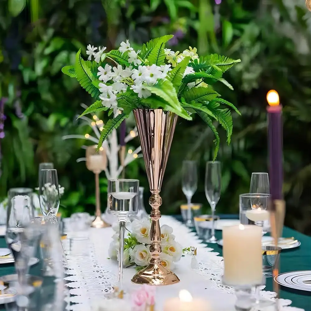 European Vase Electroplated Metal Flower Stand Creative Table Ornaments Room Decor Wedding Decorations Table Center Decoration
European Vase Electroplated Metal Flower Stand Creative Table Ornaments Room Decor Wedding Decorations Table Center Decoration