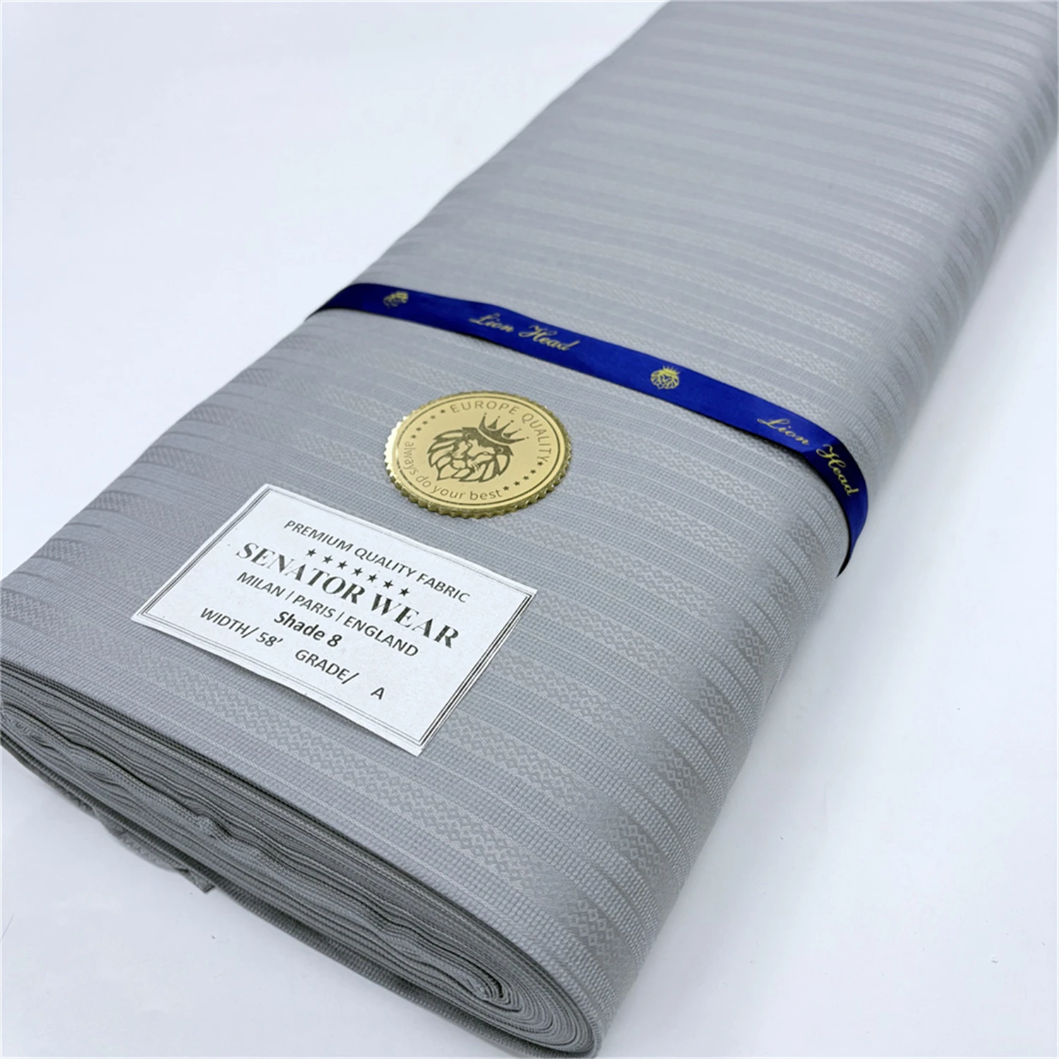 Gray 5Yards Nigerian Senator Wear Suit Fabric For Men Cloth Material African Shirt Clothes Cotton Material For Man Garment Sew
Gray 5Yards Nigerian Senator Wear Suit Fabric For Men Cloth Material African Shirt Clothes Cotton Material For Man Garment Sew