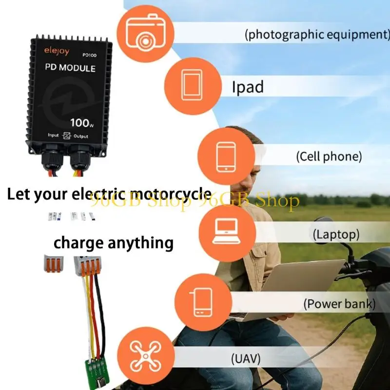 96GB Permanent 12V to 5V USB CREATE Car Processor 100W with Failure Security
96GB Permanent 12V to 5V USB CREATE Car Processor 100W with Failure Security