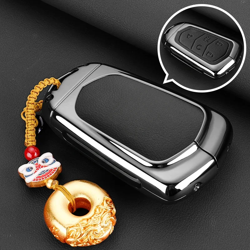 Car Key Case Cover Shell Fob for Cadillac 2015-2019 ATS CT6 CTS DTS XT5 Escalade ESV SRX STS XTS ELR Remote Key Holder Keychain
Car Key Case Cover Shell Fob for Cadillac 2015-2019 ATS CT6 CTS DTS XT5 Escalade ESV SRX STS XTS ELR Remote Key Holder Keychain