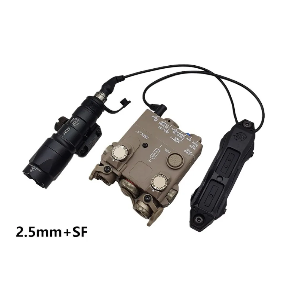 Dual Control Remote Switch for PEQ-15 & NGAL Laser Aiming Box, Tactical Flashlight M300A M600C
Dual Control Remote Switch for PEQ-15 & NGAL Laser Aiming Box, Tactical Flashlight M300A M600C