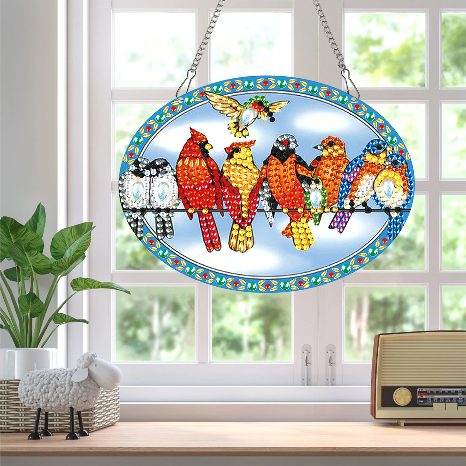 DIY Hanging Diamond Painting Kits with High-Quality PET Crystals Modern Style Home Decor Craft for Adults and Kids
DIY Hanging Diamond Painting Kits with High-Quality PET Crystals Modern Style Home Decor Craft for Adults and Kids