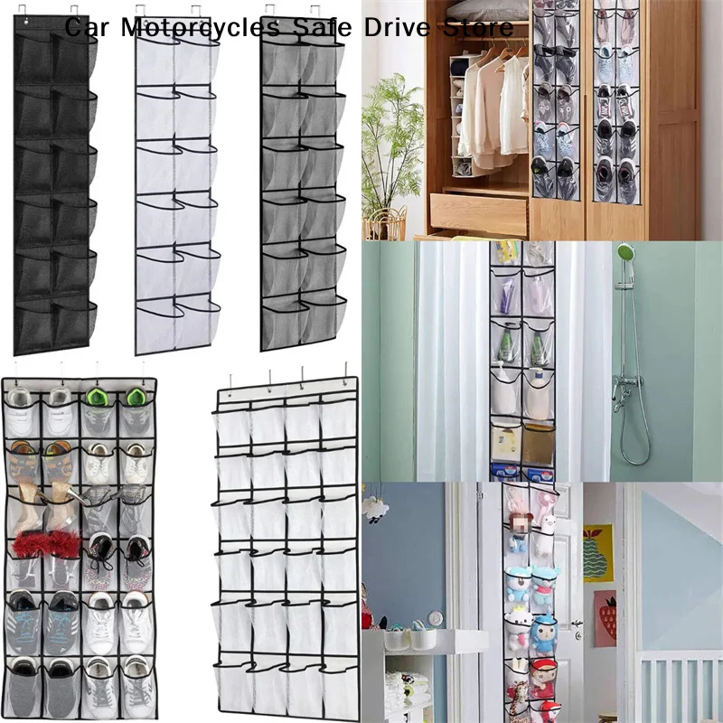 12/24 Grids Wall-Mounted Shoe Organiser Fabric Closet Bag Storage Rack Mesh Pocket Clear Hanging Over The Door Cloth Storage Box
12/24 Grids Wall-Mounted Shoe Organiser Fabric Closet Bag Storage Rack Mesh Pocket Clear Hanging Over The Door Cloth Storage Box