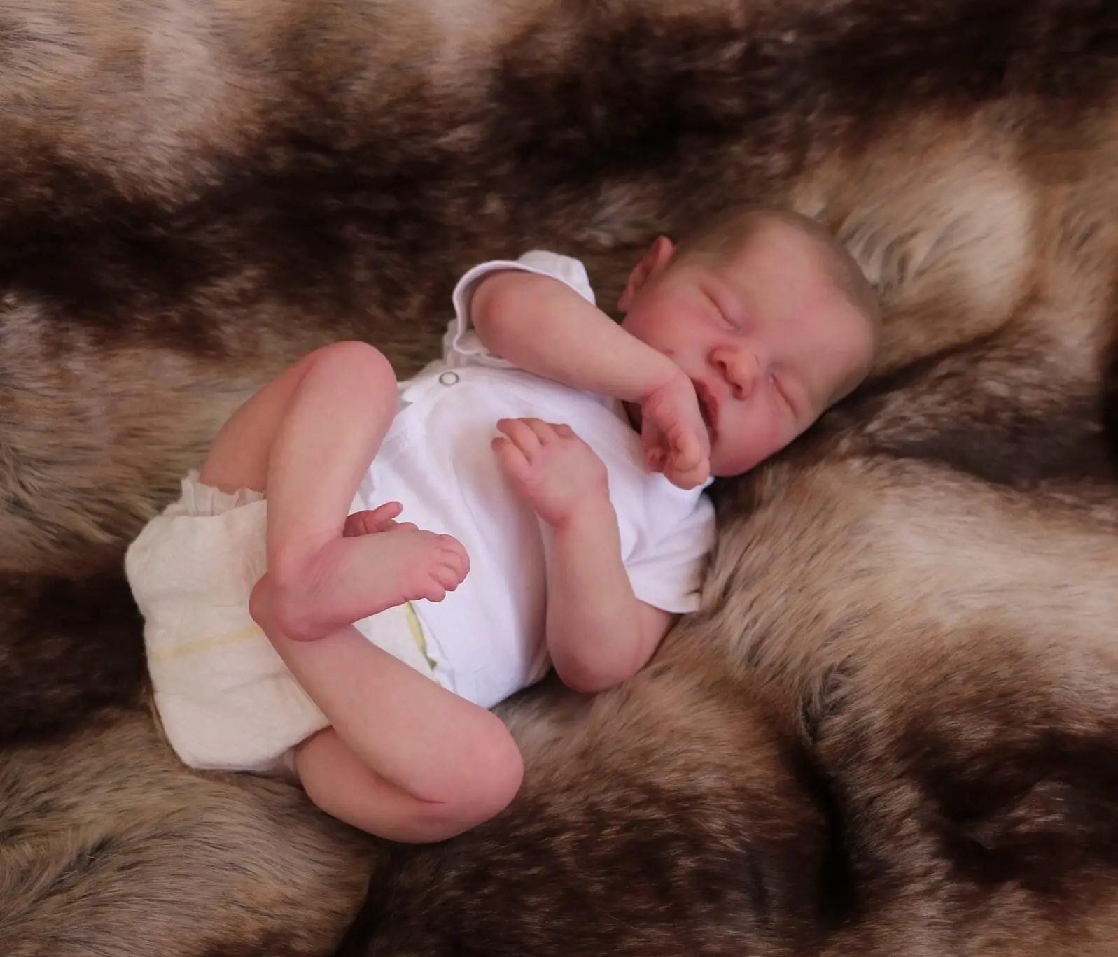 NPK 19inch Full body Soft silicone vinyl Reborn Doll Levi Newborn Baby boy doll 3D Skin Handmade Art Doll
NPK 19inch Full body Soft silicone vinyl Reborn Doll Levi Newborn Baby boy doll 3D Skin Handmade Art Doll