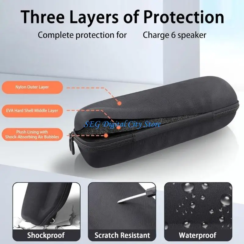 U75B EVA Protective Cover Bag For Charge 6/5 Wireless Speaker Soft Inner Lining
U75B EVA Protective Cover Bag For Charge 6/5 Wireless Speaker Soft Inner Lining