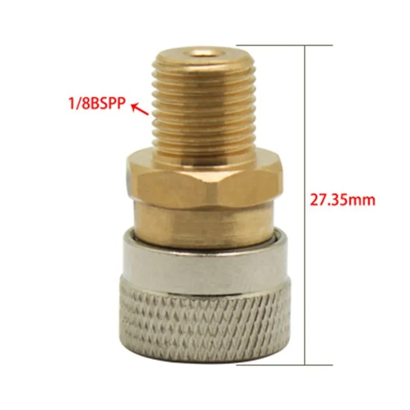 Hose Stainless Steel Fill Fitting 8MM Female Quick Disconnect 1/8BSPP &1/8NPT & M10*1 Male Threads High Pressure Fast Connect
Hose Stainless Steel Fill Fitting 8MM Female Quick Disconnect 1/8BSPP &1/8NPT & M10*1 Male Threads High Pressure Fast Connect