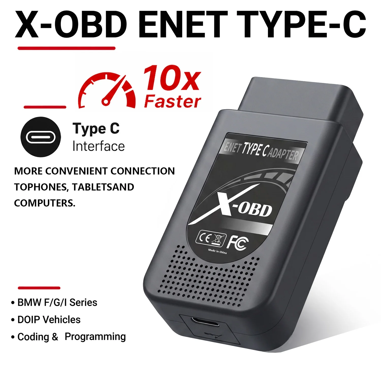 USB-C DoIP Adapter 100Mbit/s for BMW Mercedes Audi Land Rover Volvo–ENET Type C OBD Diagnostic Cable for ISTA XENTRY ODIS J2534
USB-C DoIP Adapter 100Mbit/s for BMW Mercedes Audi Land Rover Volvo–ENET Type C OBD Diagnostic Cable for ISTA XENTRY ODIS J2534