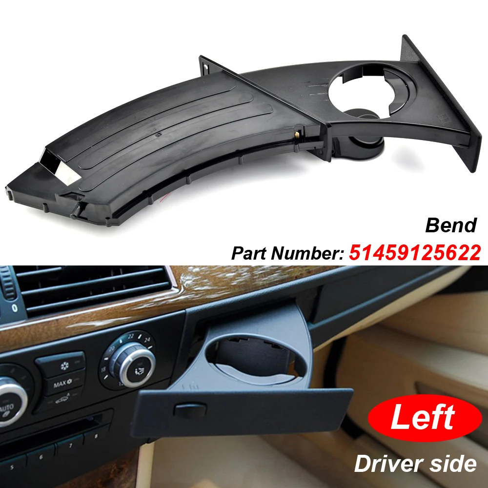 51459125622 For BMW 5 Series E60 E61 M5 525i 528i 530i 535i 550i 2004-2010 Black Car Front Water Cup Drink Holder Cup Holder
51459125622 For BMW 5 Series E60 E61 M5 525i 528i 530i 535i 550i 2004-2010 Black Car Front Water Cup Drink Holder Cup Holder